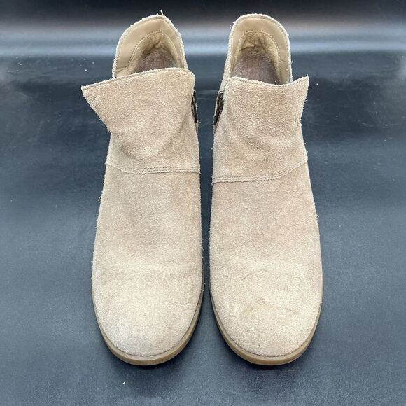 Koolaburra by UGG Women's Sz 9 Sofiya tan Suede Booties Ankle Boots 1096440 - Picture 3 of 9